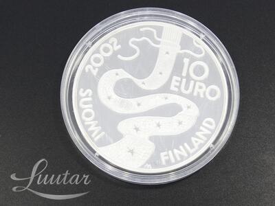 Hõbemünt  925* 10 Euros Elias Lönnrot 2002a