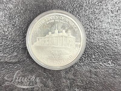 Hõbemünt "George Washington half dollar" 1982a