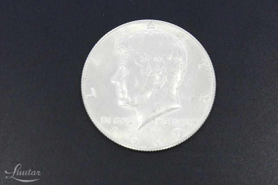 Hõbemünt Half Dollar Liberty 1969a.  