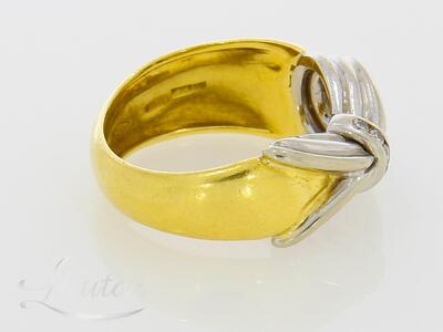 Kuldsõrmus 750* Briljandid 0,45ct 