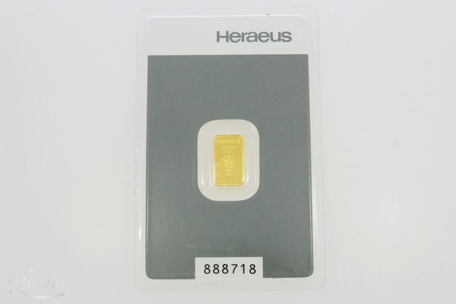 Kuldplaat 999* Heraeus