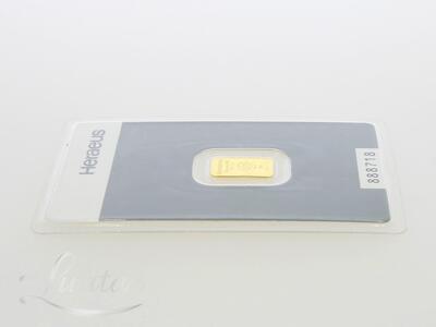 Kuldplaat 999* Heraeus