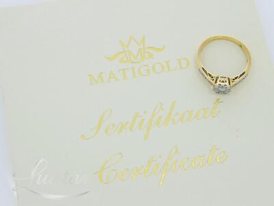 Kuldsõrmus 585* Briljandid 0.5ct