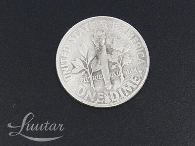 Hõbemünt 900* 1 Dime "Roosevelt Silver Dime" 1953a