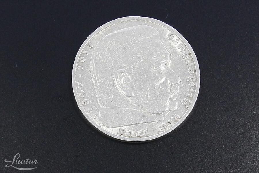 Hõbemünt 900* 5 Reichsmark