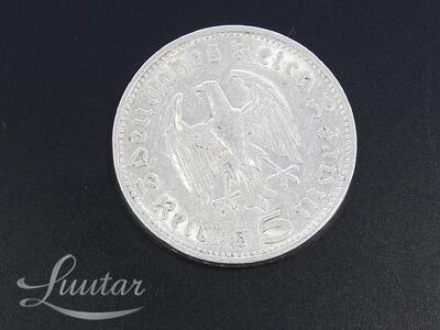 Hõbemünt 900* 5 Reichsmark