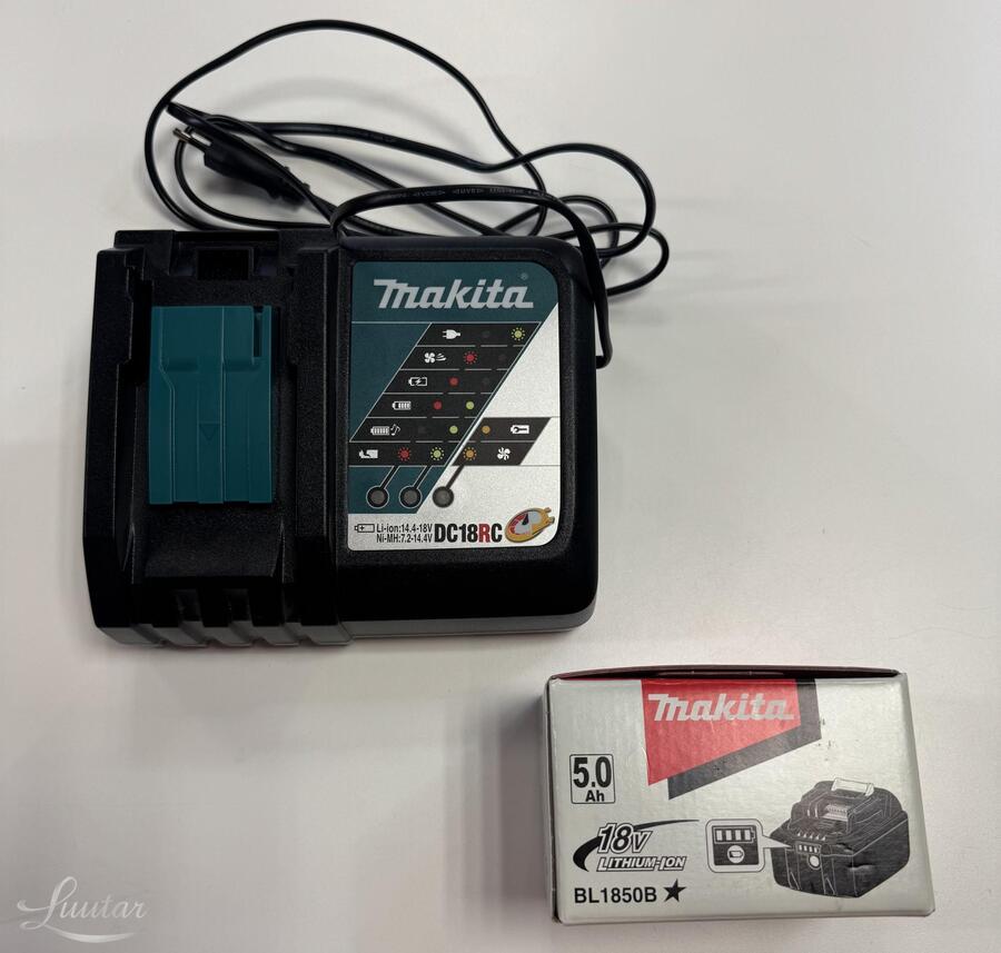 Akulaadija Makita DC18RC + Aku 5.0Ah