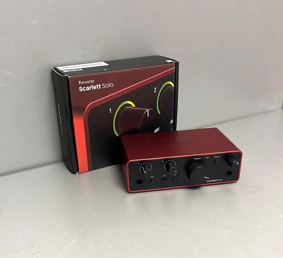 Helikaart Focusrite Scarlett Solo 4th gen