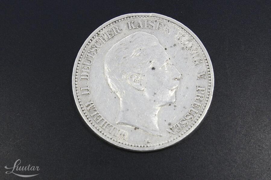 Hõbemünt GERMAN 5 Mark 1902 A PRUSSIA KAISER WILHELM II