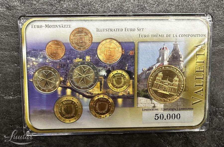 Euromündi komplekt Malta 2008