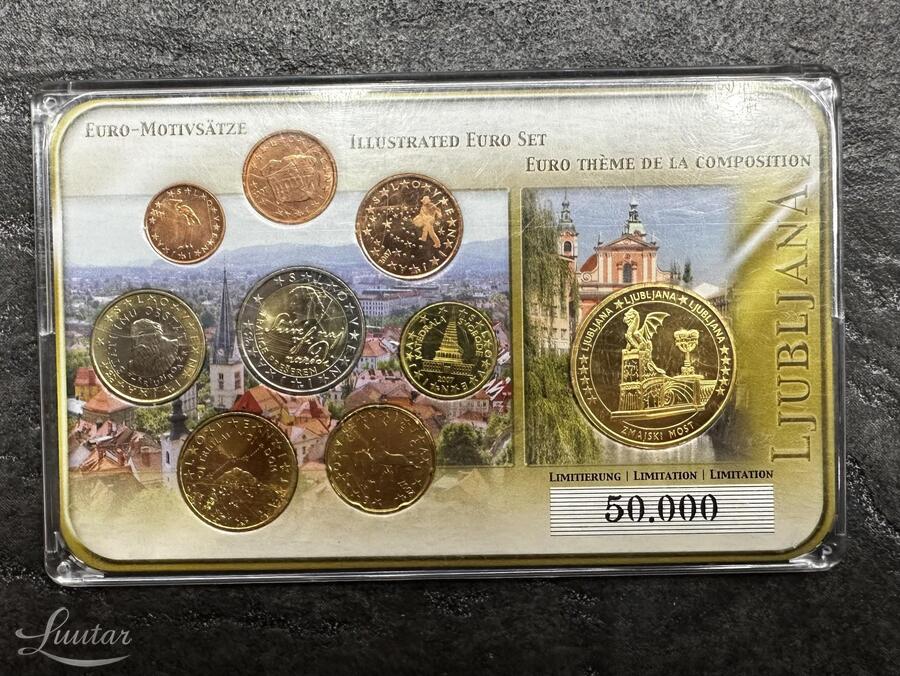 Euromündi komplekt Sloveenia 2007