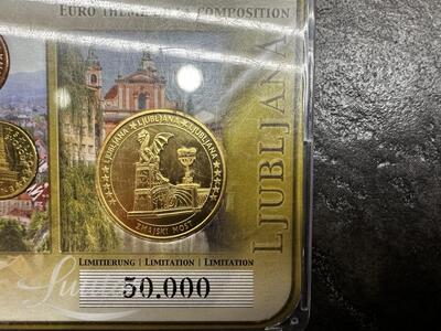 Euromündi komplekt Sloveenia 2007