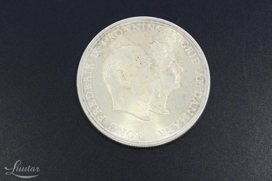 Hõbemünt 800* Denmark 5 kroner 1960.a