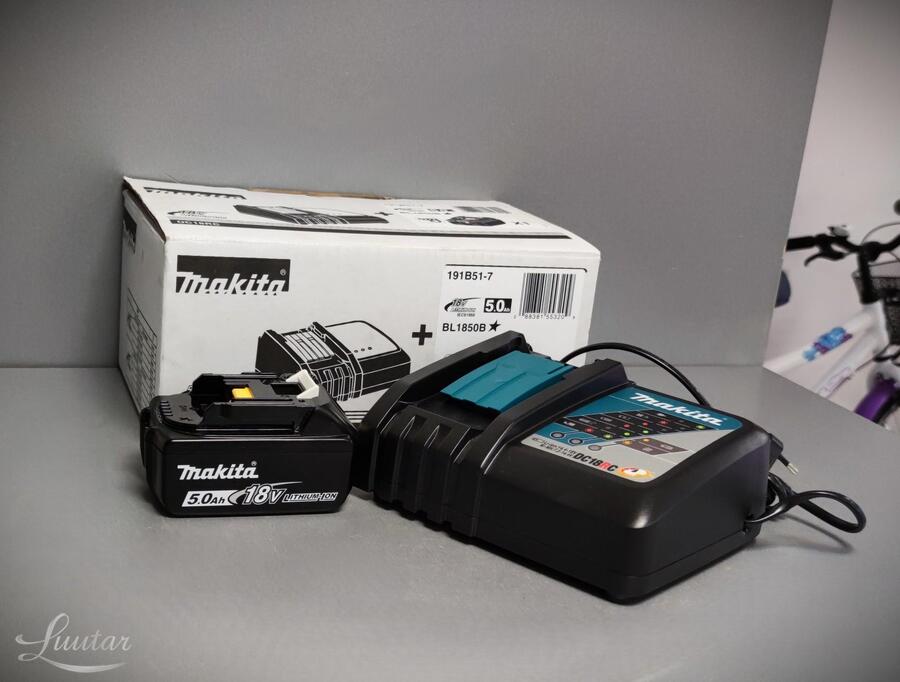 Laadija Makita DC18RC+Aku Makita BL1850B