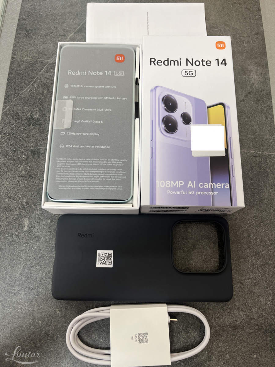 Mobiiltelefon Redmi Note 14 5G 128GB