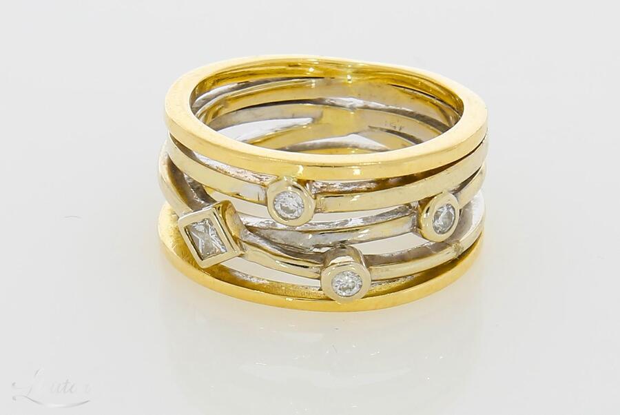 Kuldsõrmus 585* Briljandid