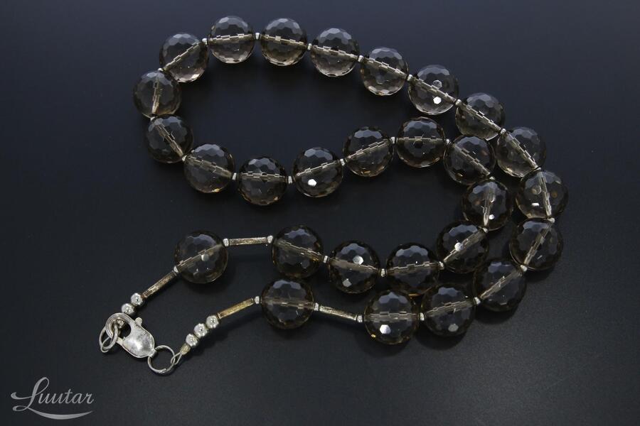 Kaelakee 925* Suitsukvarts