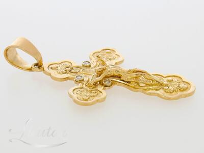 Kuld kulon 585* Rist Briljandid