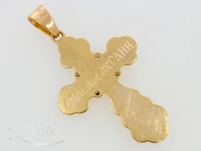 Kuld kulon 585* Rist Briljandid