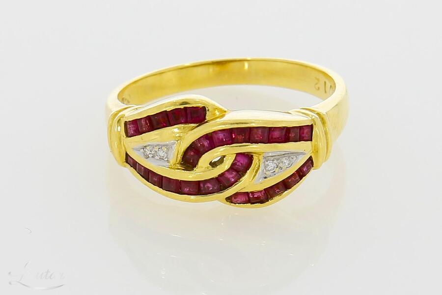 Kuldsõrmus 750* Briljandid