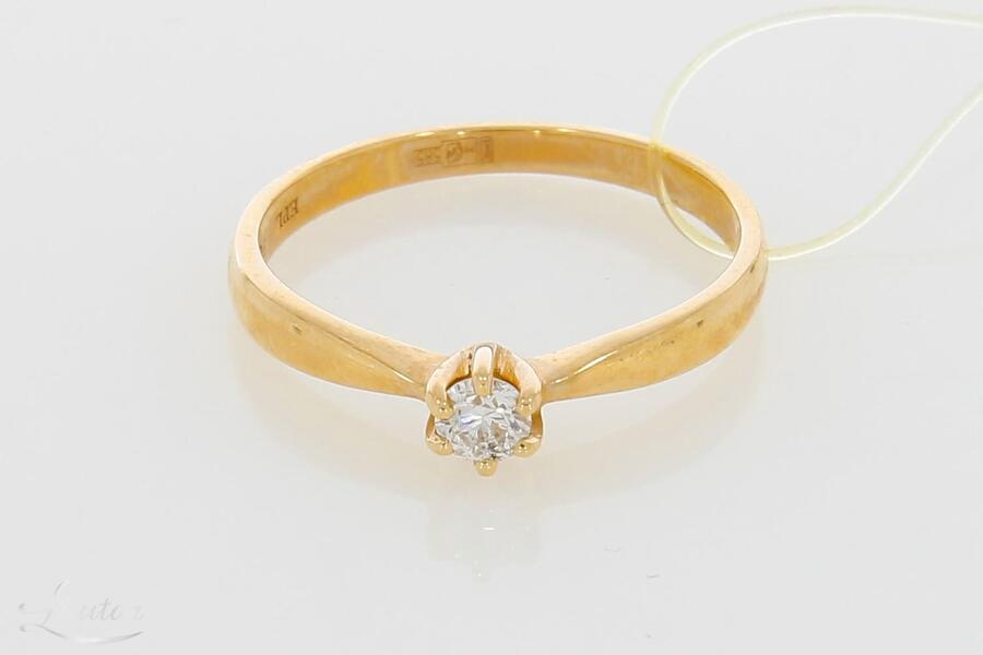 Kuldsõrmus 585* Briljant