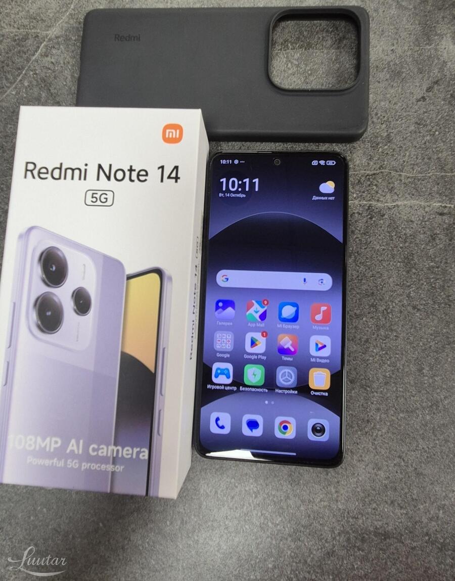 Mobiiltelefon Xiaomi Redmi Note 14 5G 128 GB
