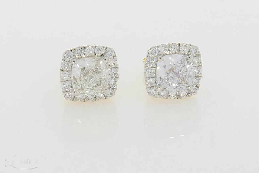 Kuldkõrvarõngad 585* UUED! Briljandid 3.62ct
