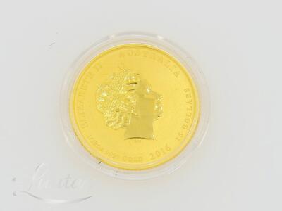 Kuldmünt 999* Elizabeth II Year of the Monkey 2016