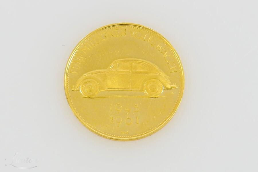 Kuldmünt Fünf Millionen Volkswagen 1945-1961