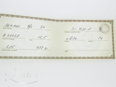 Kuldsõrmus 585* Briljandid