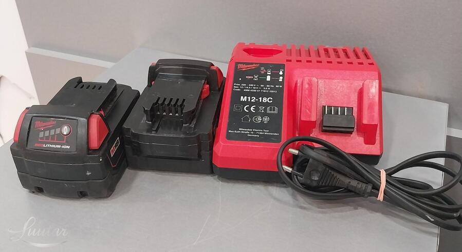 Laadija Milwaukee M12-18C + 2 aku