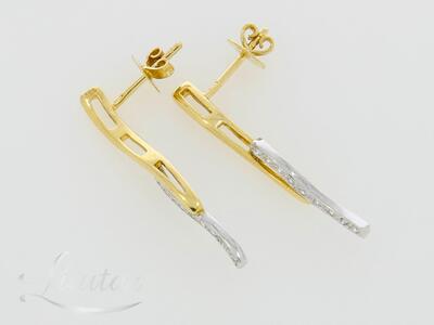 Kuldkõrvarõngad 585* Briljandid