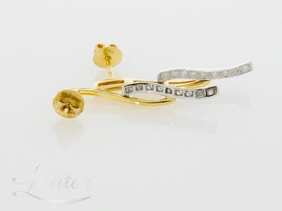 Kuldkõrvarõngad 585* Briljandid