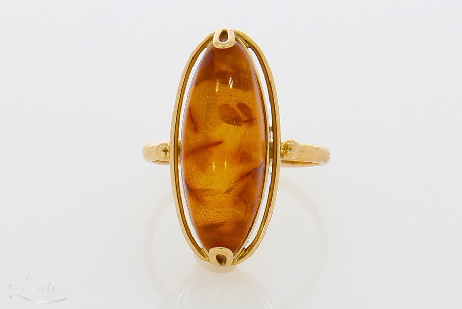 Kuldsõrmus 583* Merevaik