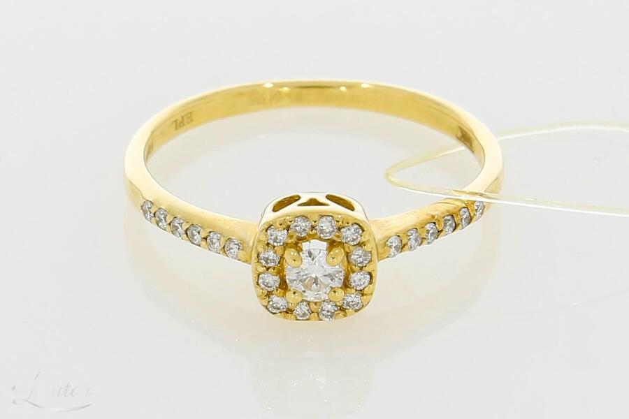 Kuldsõrmus 585* UUS!  Briljandid