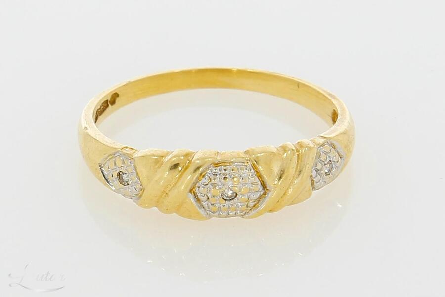 Kuldsõrmus 585* Briljandid