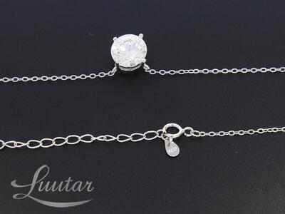 Hõbekaelakett 925* UUS! Moissaniit