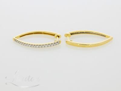 Kuldkõrvarõngad 585* Briljandid