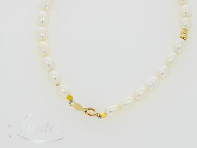 Kuldkinnitusega käekett 585* Pärlid