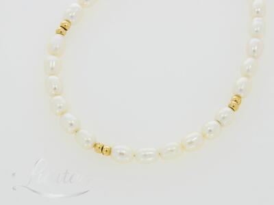 Kuldkinnitusega käekett 585* Pärlid