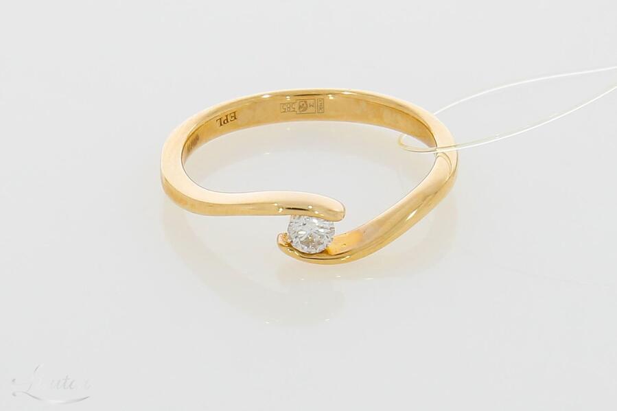 Kuldsõrmus 585* Briljant