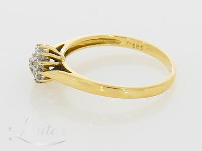 Kuldsõrmus 585* Briljandid