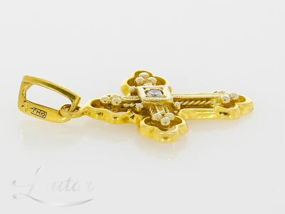 Kuld kulon 750* Briljant Rist