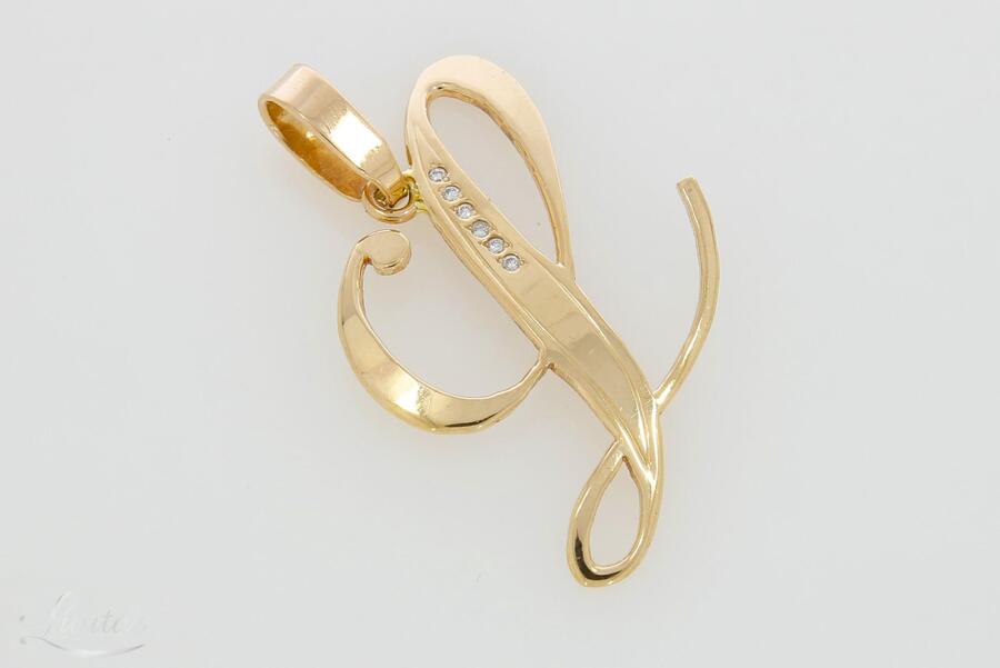 Kuld kulon 585* Briljandid! Käsitöö!