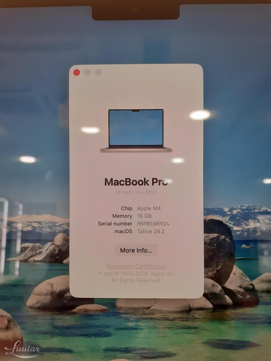 Sulearvuti Apple MacBook Pro 14" (2024) M4 