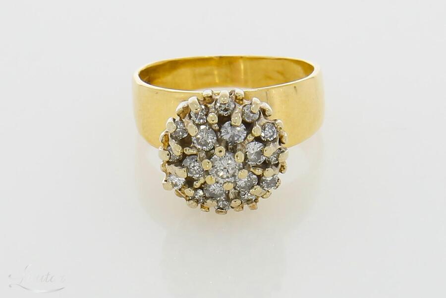 Kuldsõrmus 375* Briljandid