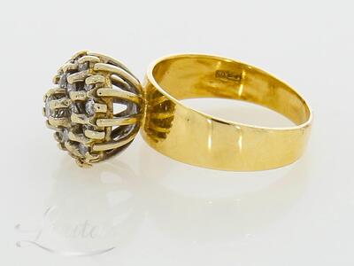 Kuldsõrmus 375* Briljandid