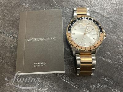 Käekell Emporio Armani World Explorer Silver colored/Rose gold colored steel Ø42 mm