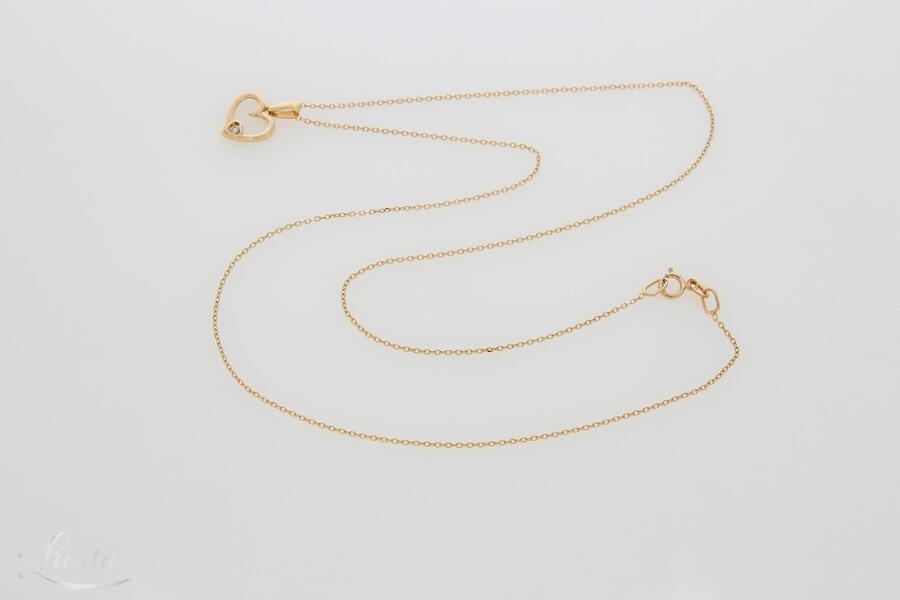 Kuldkaelakett + Kulon 585* Süda