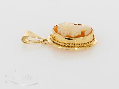 Kuld kulon 585* Camee